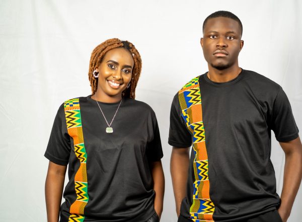 Nyala Black Couples Short Sleeves Tops